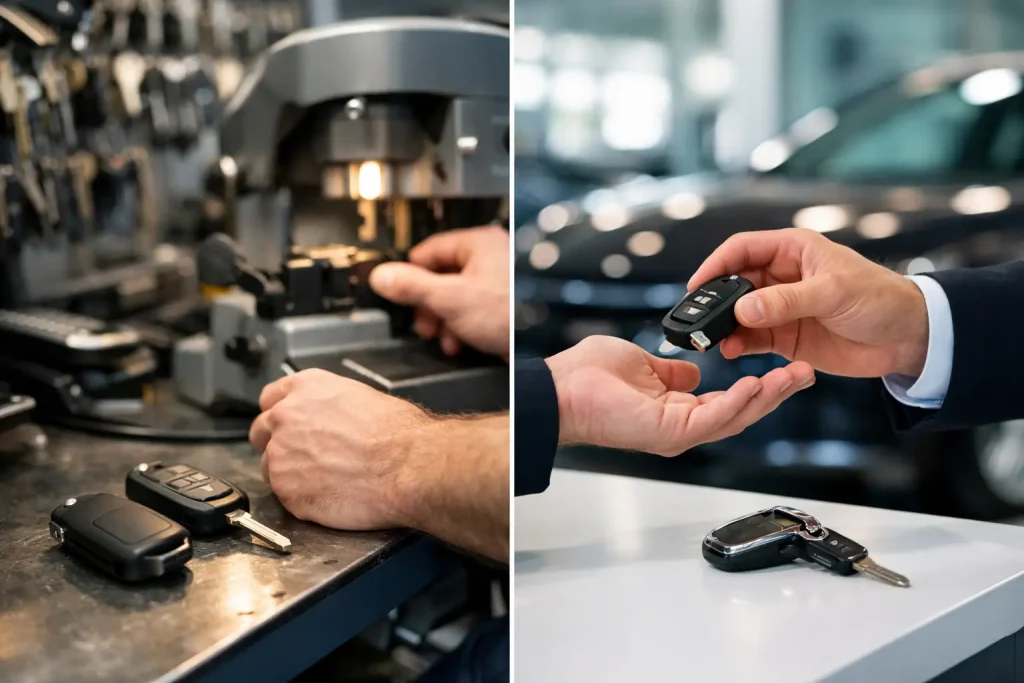 Locksmith Versus Dealership Keys